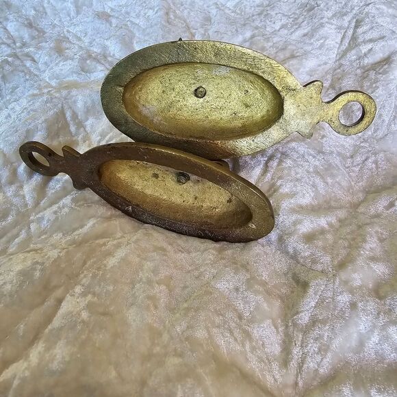 Vintage Pier 1 Brasa Sconcess Candle Holder Set Of Two - Picture 8 of 11